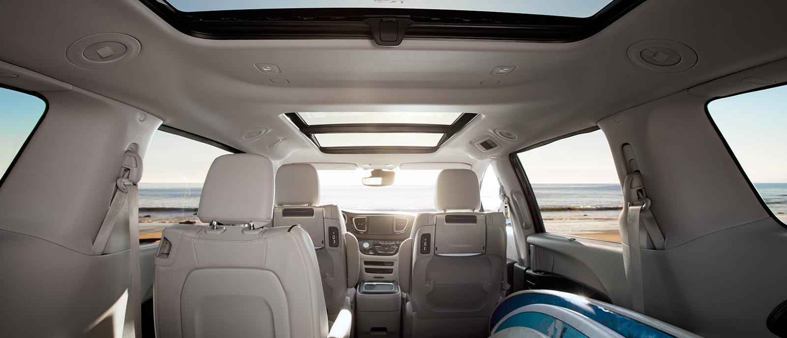 Interior Front View Seating Pacifica